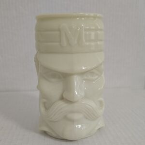 Vintage Avon Milk Glass Casey At The Bat Mug